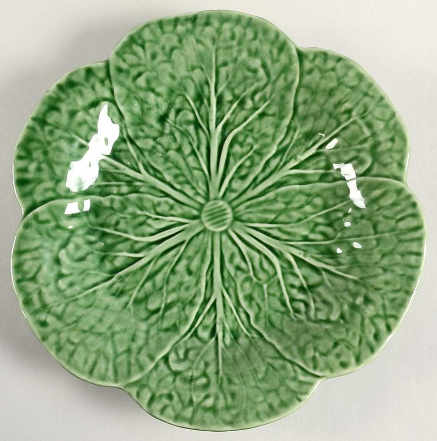 Cabbage Green Luncheon Plate by Bordallo Pinheiro-1