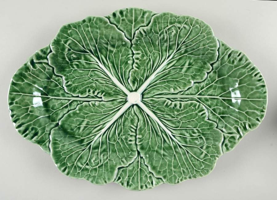 Cabbage Green Fruit Tray by Bordallo Pinheiro-1