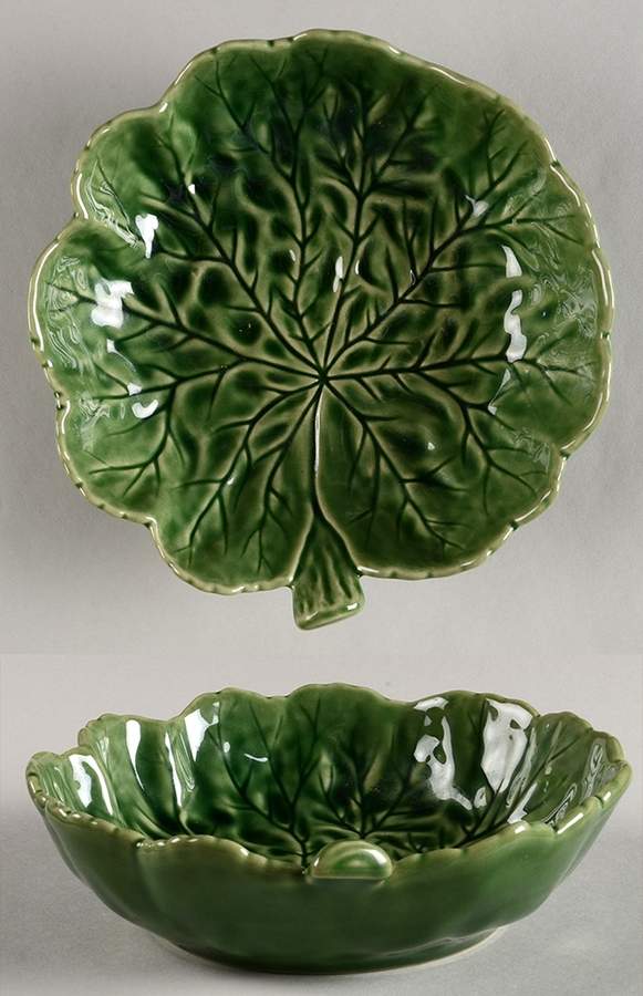 Cabbage Green Coupe Soup Bowl by Bordallo Pinheiro-1