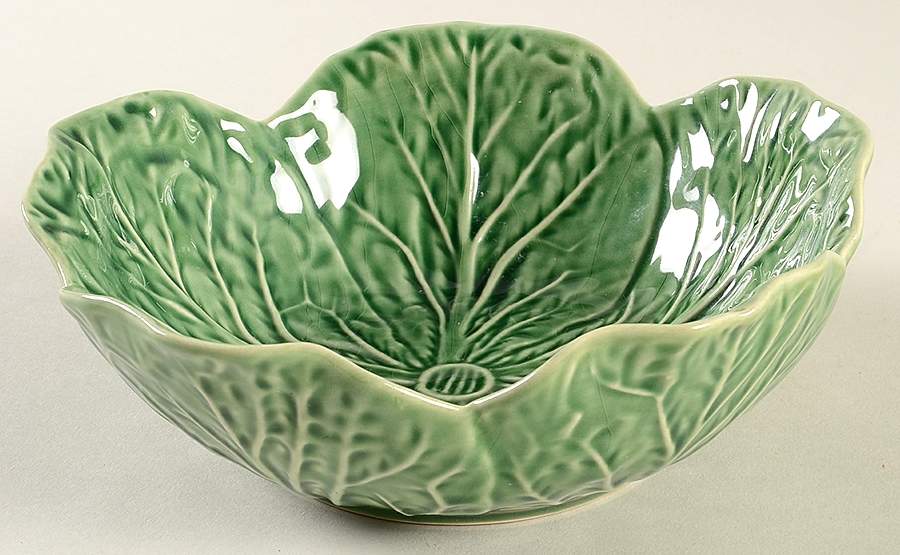 Cabbage Green Coupe Soup Bowl by Bordallo Pinheiro-1