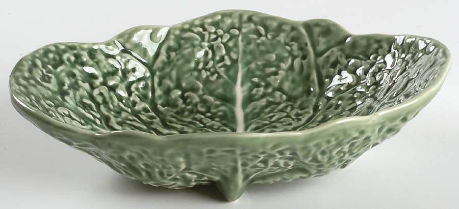 Cabbage Green 7" Pickle Dish by Bordallo Pinheiro-1