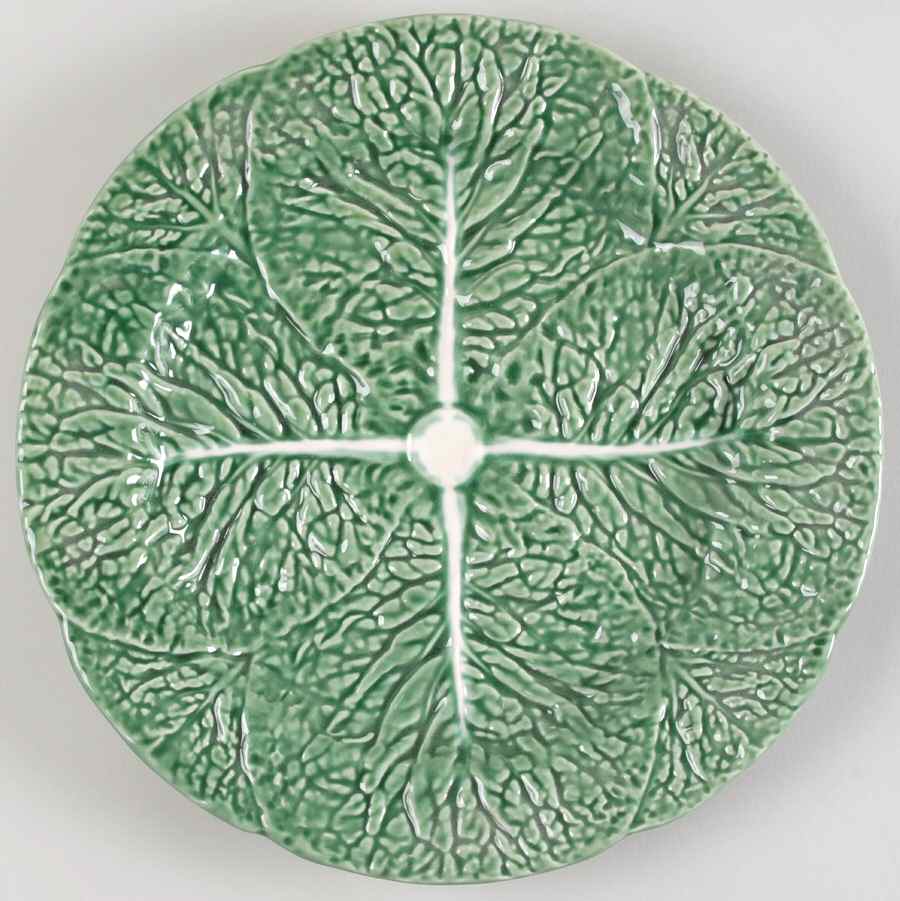 Cabbage Green Dinner Plate by Bordallo Pinheiro-1