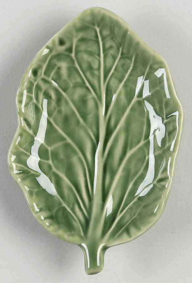 Cabbage Green 5" Leaf Dish by Bordallo Pinheiro-1