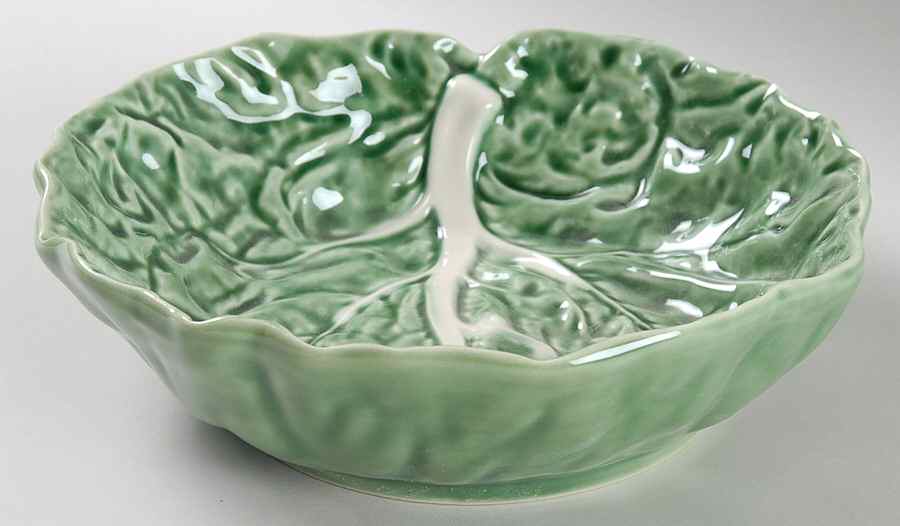 Cabbage Green 7" Salad Serving Bowl by Bordallo Pinheiro-1