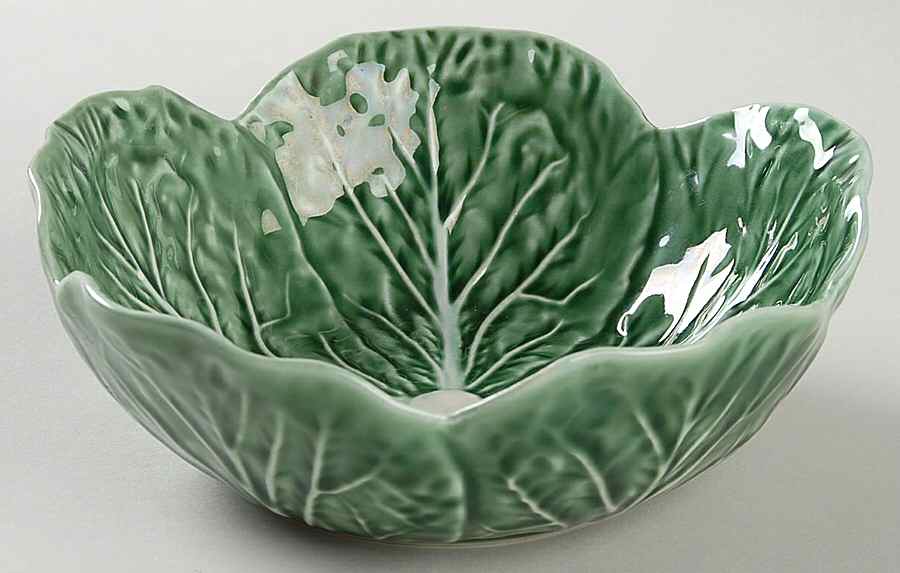 Cabbage Green Coupe Soup Bowl by Bordallo Pinheiro-1