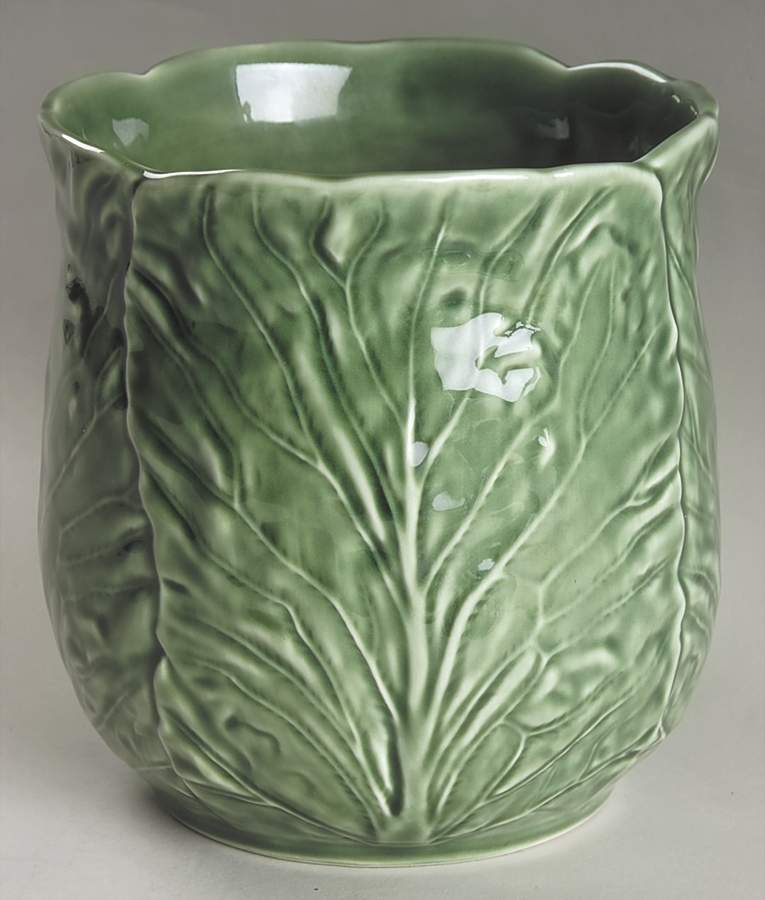 Cabbage Green 5" Cachepot by Bordallo Pinheiro-1