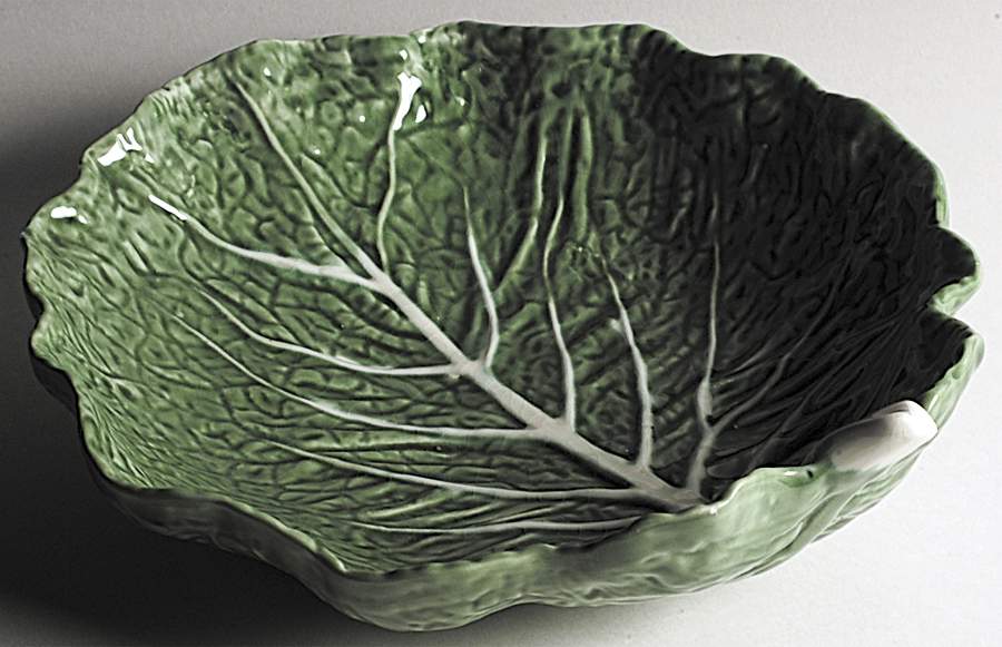 Cabbage Green Footed Bowl by Bordallo Pinheiro-1