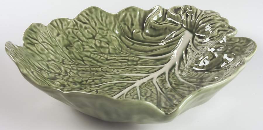 Cabbage Green Footed Bowl by Bordallo Pinheiro-1