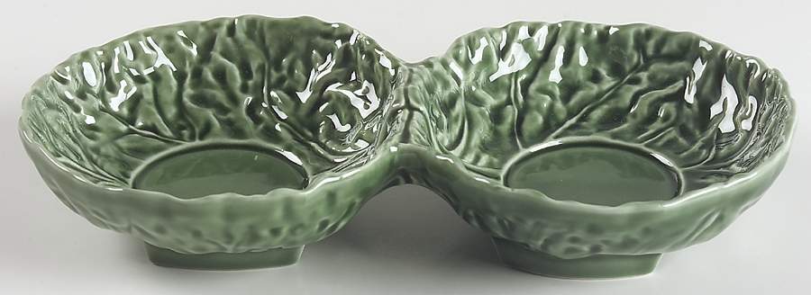 Cabbage Green Cruet Tray/Stand by Bordallo Pinheiro-1