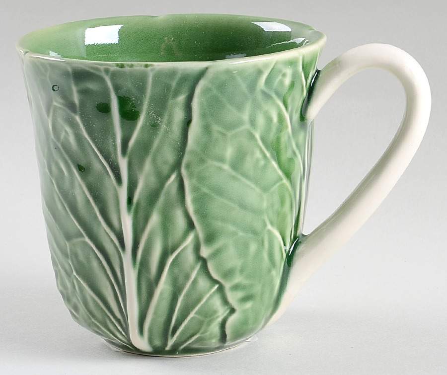 Cabbage Green Mug by Bordallo Pinheiro-1