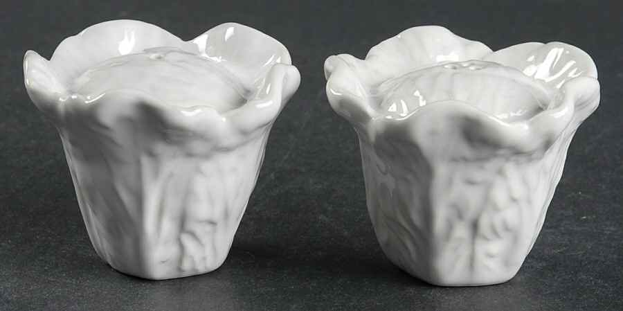 Cabbage White Salt & Pepper Set by Bordallo Pinheiro-1