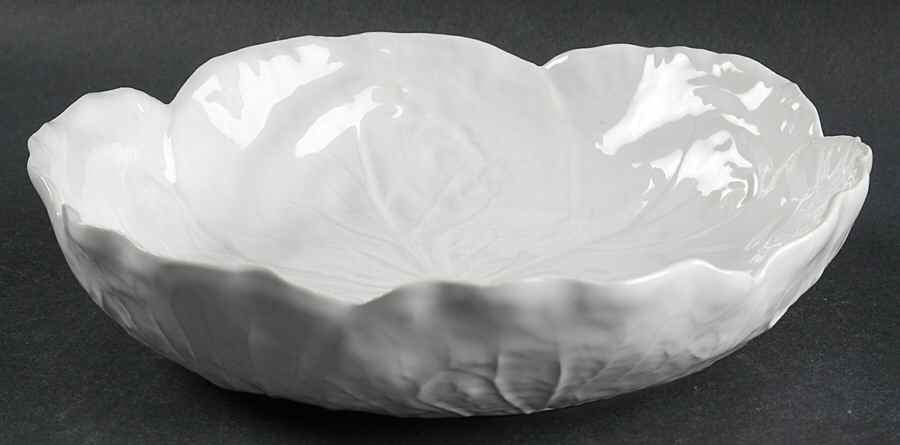 Cabbage White Coupe Soup Bowl by Bordallo Pinheiro-1