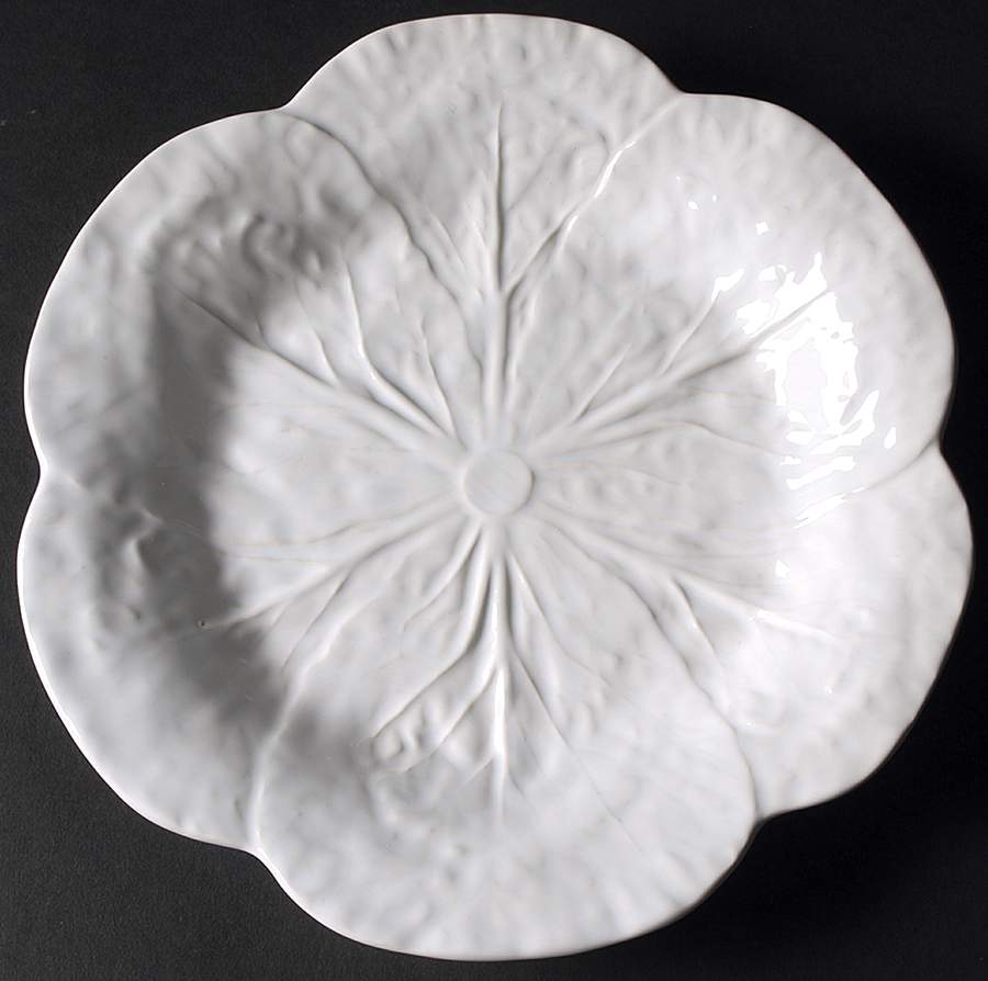 Cabbage White Salad Plate by Bordallo Pinheiro-1