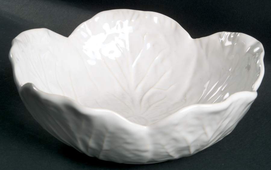 Cabbage White Coupe Soup Bowl by Bordallo Pinheiro-1