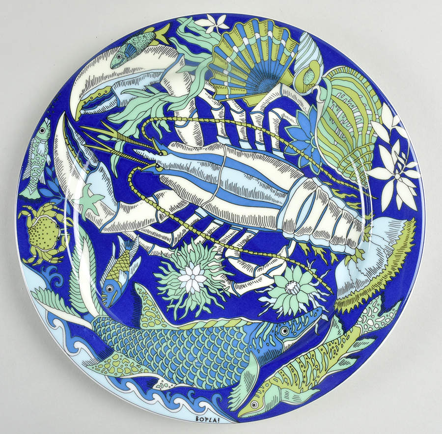 Fantasia Dinner Plate by Bopla (Switzerland)-1