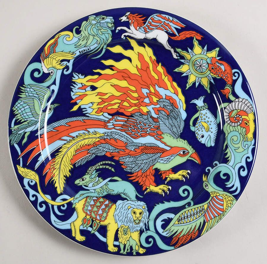 Fantasia Dinner Plate by Bopla (Switzerland)-1