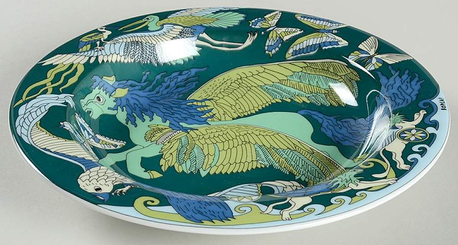 Fantasia Large Rim Soup Bowl by Bopla (Switzerland)-1