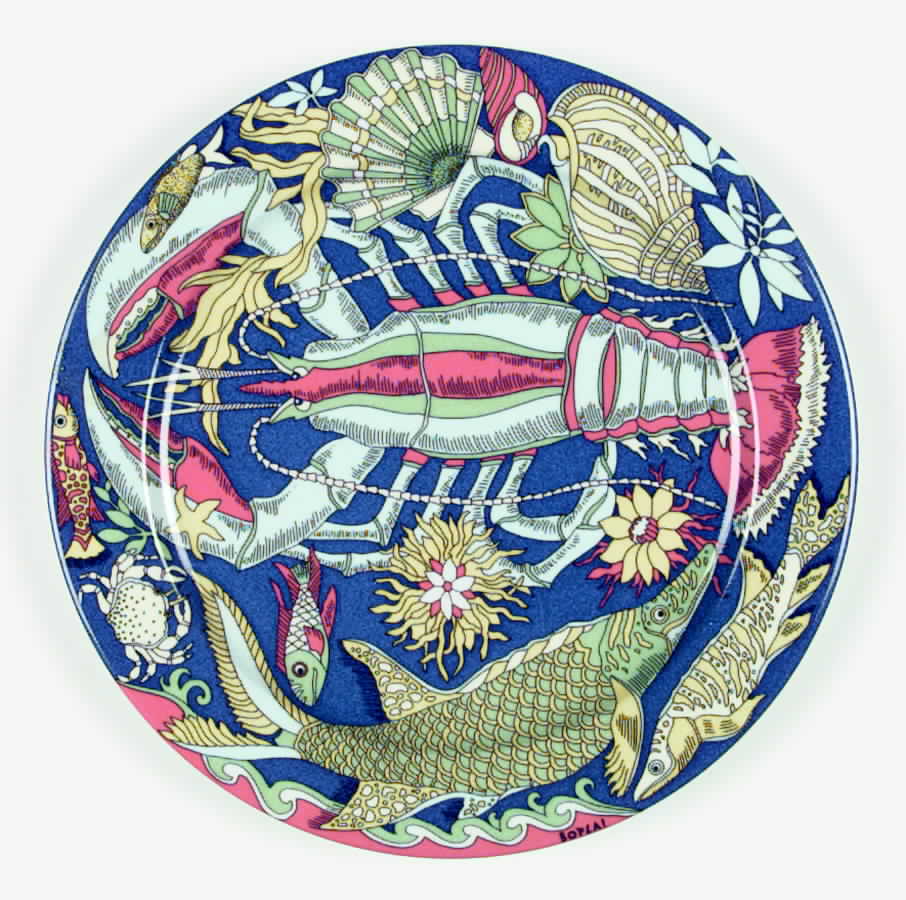 Fantasia Dinner Plate by Bopla (Switzerland)-1