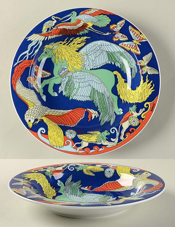 Fantasia Large Rim Soup Bowl by Bopla (Switzerland)-1