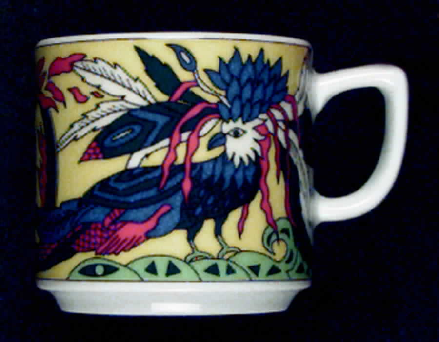 Fantasia Flat Demitasse Cup by Bopla (Switzerland)-1