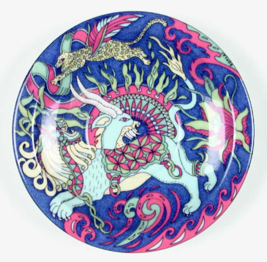 Fantasia Saucer for Flat Demitasse Cup by Bopla (Switzerland)-1