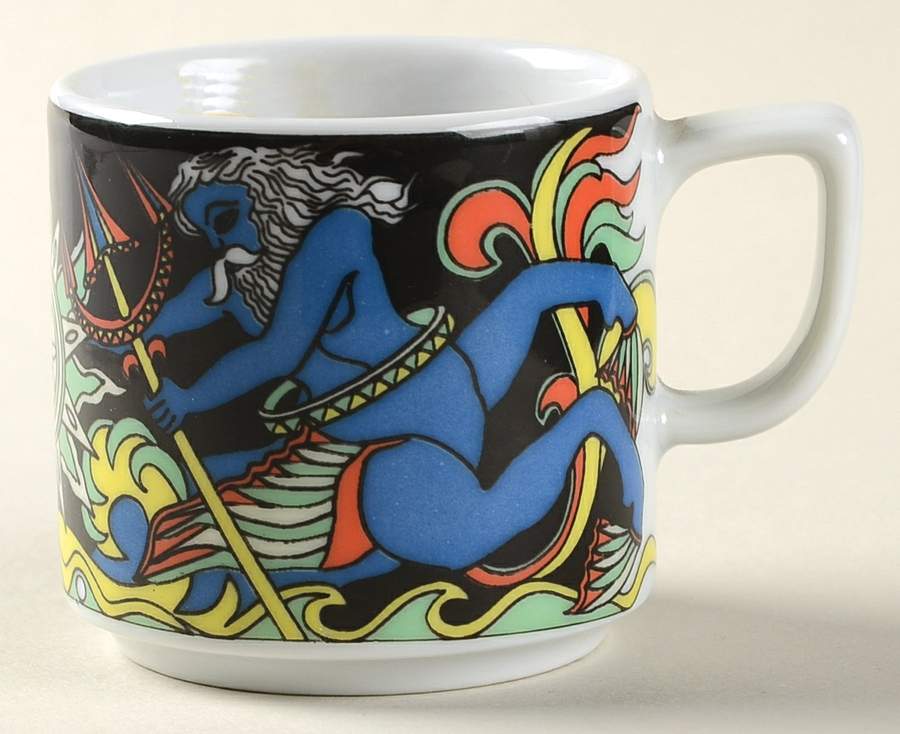 Fantasia Flat Demitasse Cup by Bopla (Switzerland)-1