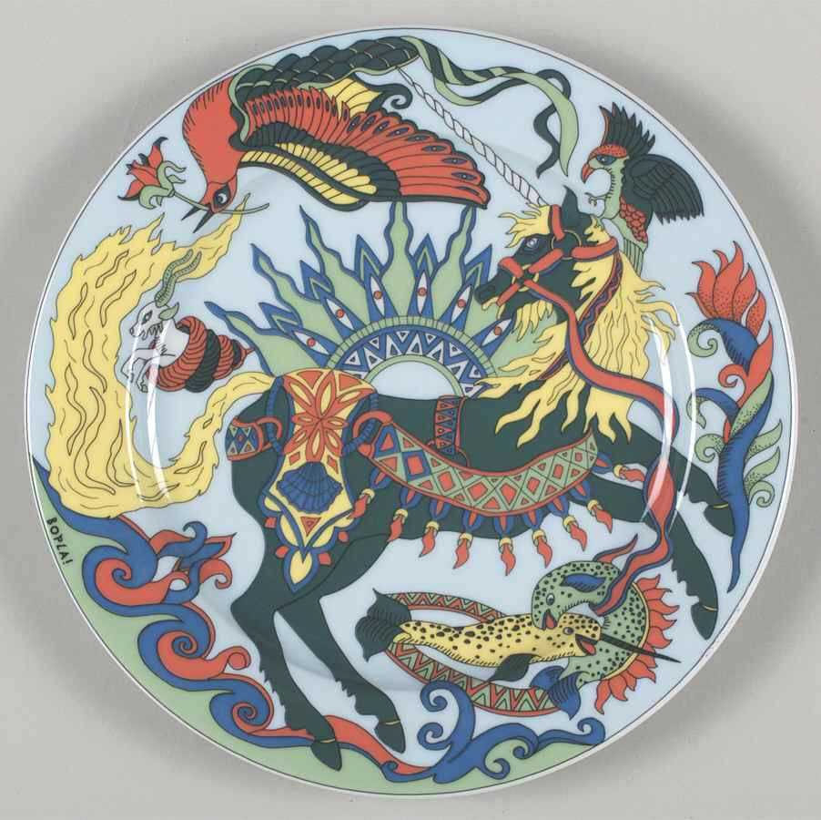 Fantasia Salad Plate by Bopla (Switzerland)-1