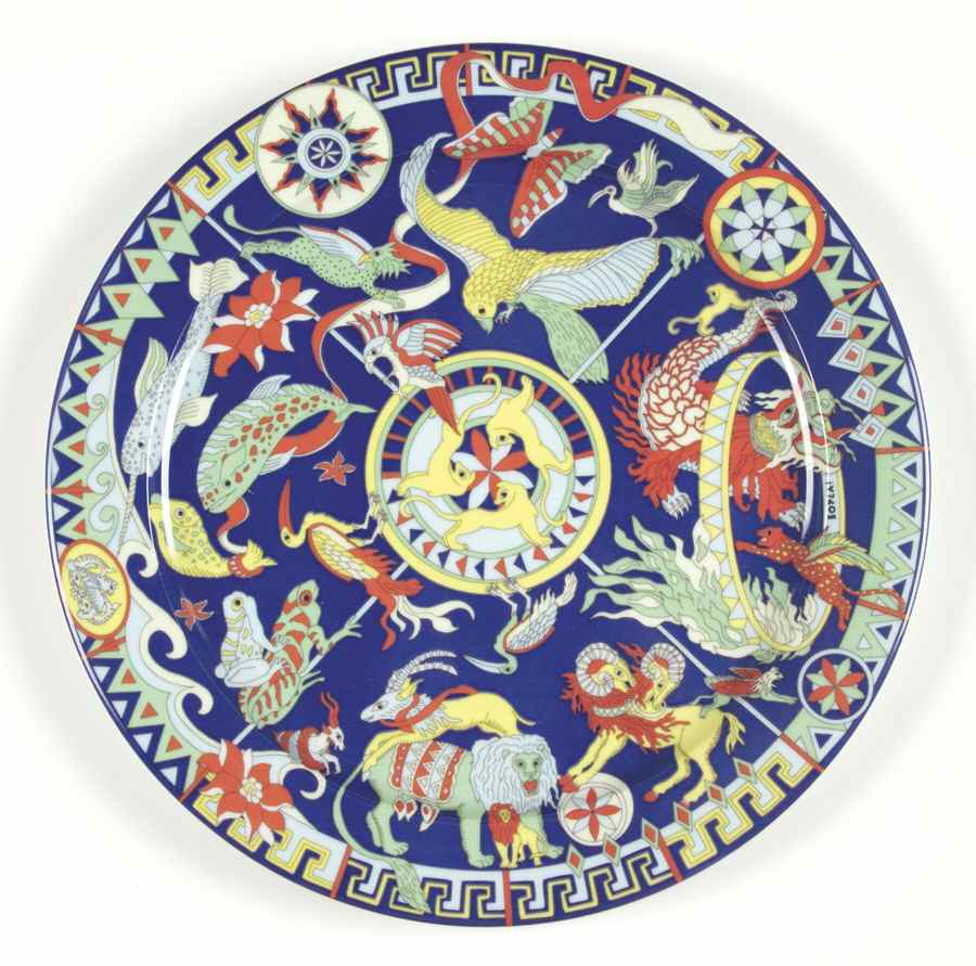 Fantasia 12" Chop Plate (Round Platter) by Bopla (Switzerland)-1