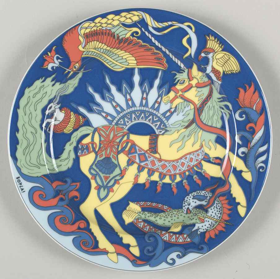 Fantasia Salad Plate by Bopla (Switzerland)-1