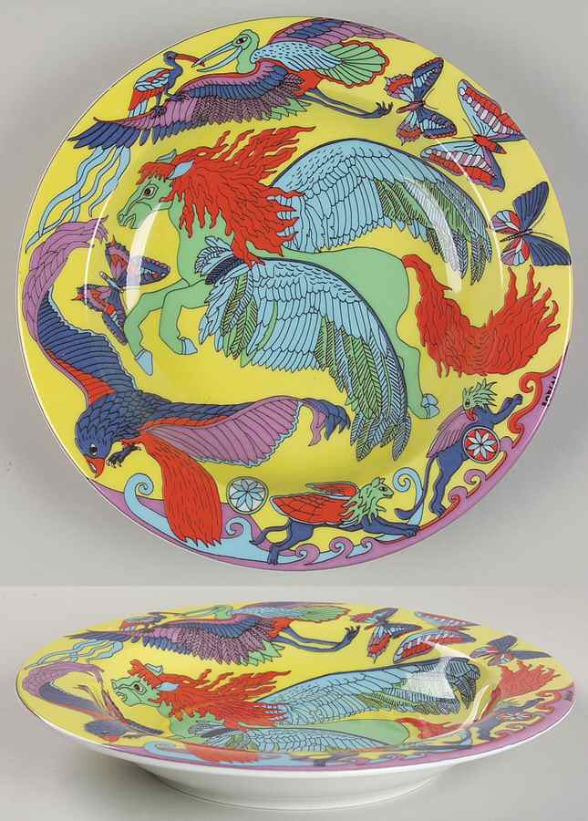 Fantasia Large Rim Soup Bowl by Bopla (Switzerland)-1