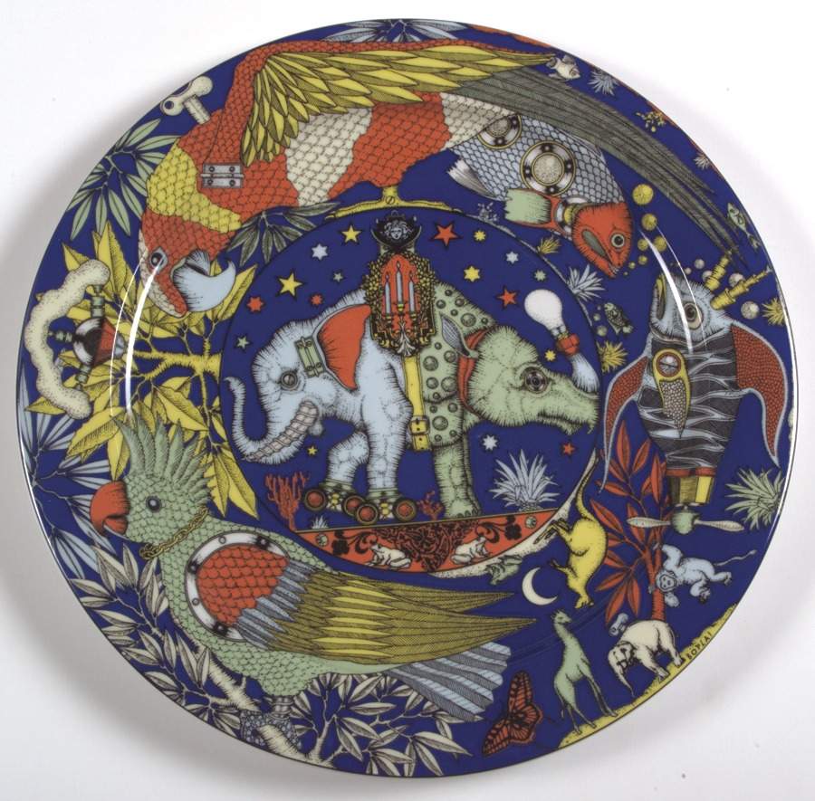 Paradise 12" Chop Plate (Round Platter) by Bopla (Switzerland)-1