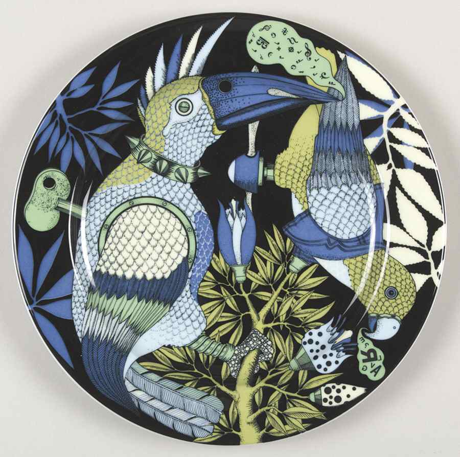 Paradise Salad Plate by Bopla (Switzerland)-1