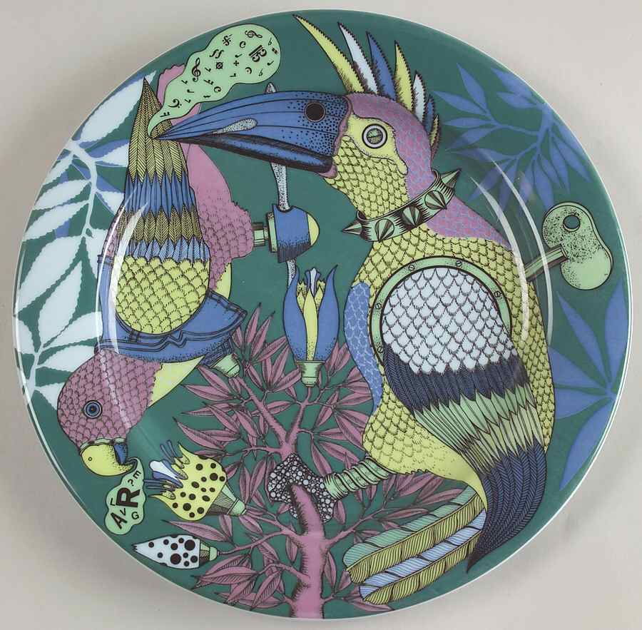Paradise Salad Plate by Bopla (Switzerland)-1