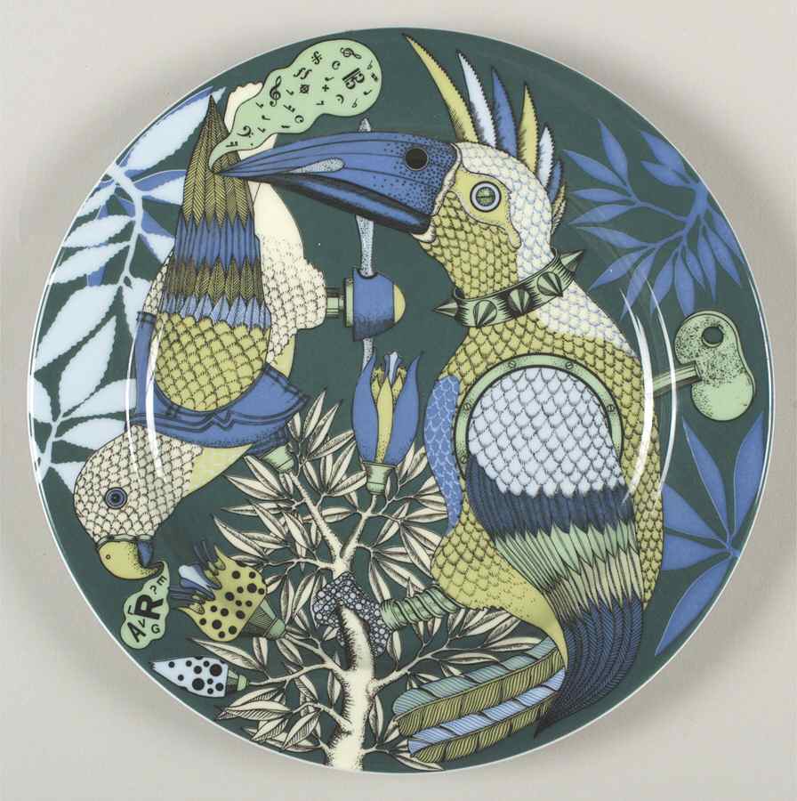 Paradise Salad Plate by Bopla (Switzerland)-1