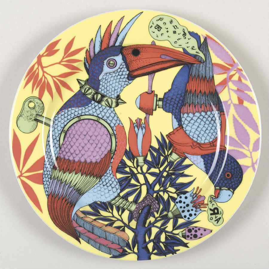 Paradise Salad Plate by Bopla (Switzerland)-1