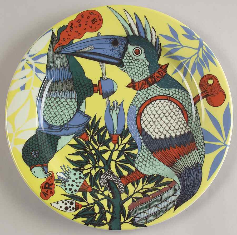 Paradise Salad Plate by Bopla (Switzerland)-1
