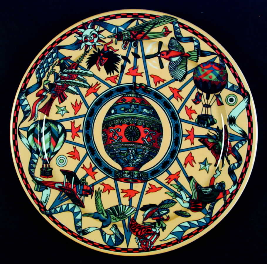 Voyage 12" Chop Plate (Round Platter) by Bopla (Switzerland)-1