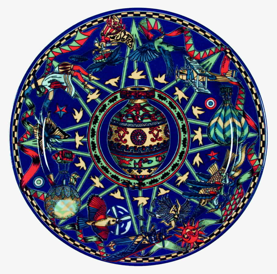Voyage 12" Chop Plate (Round Platter) by Bopla (Switzerland)-1
