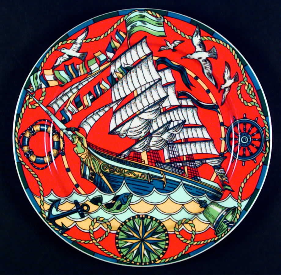 Voyage Dinner Plate by Bopla (Switzerland)-1