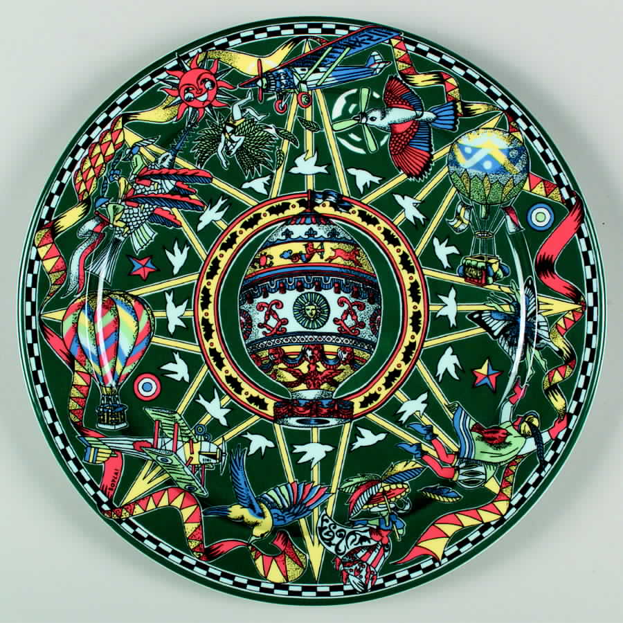 Voyage 12" Chop Plate (Round Platter) by Bopla (Switzerland)-1