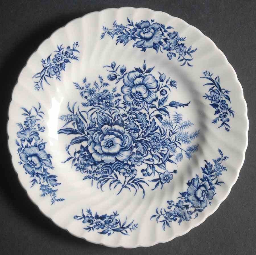 Beacon Hill Blue Bread & Butter Plate by British Anchor-1