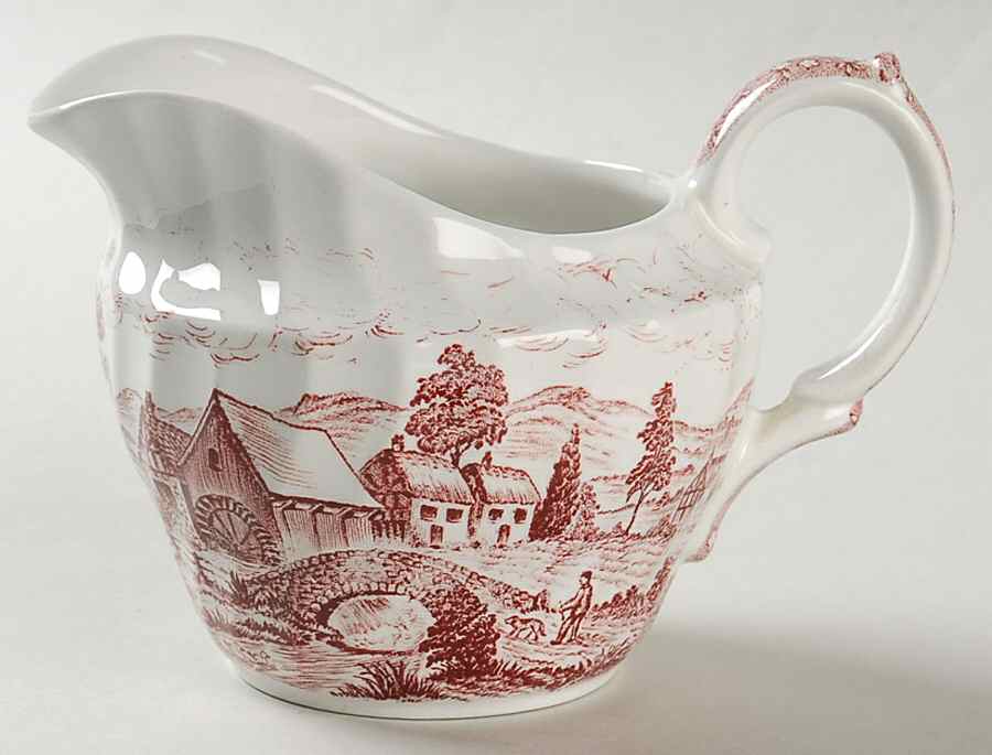 English Country Scenes Red Creamer by British Anchor-1