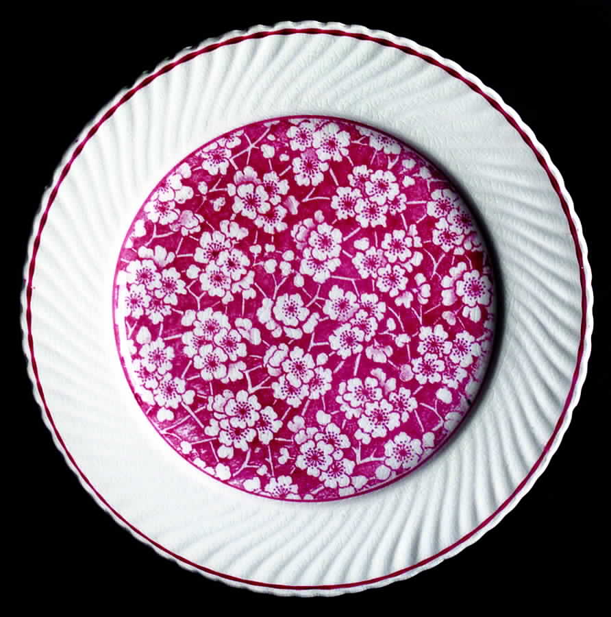 May Blossom Pink Bread & Butter Plate by British Anchor-1