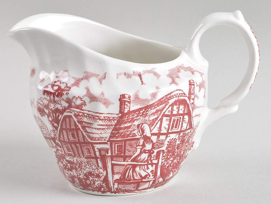 Merrie Olde England Pink Creamer by Hostess Tableware-1