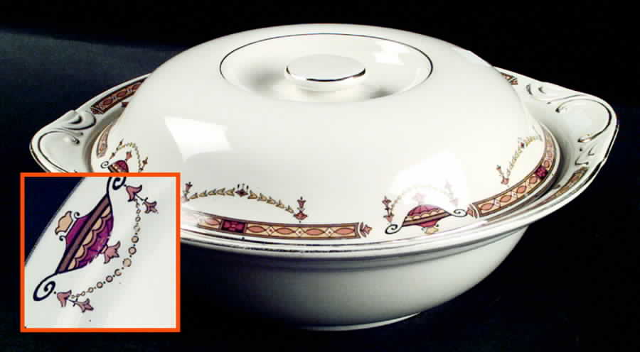 Surrey Round Covered Vegetable by Bridgwood & Son-1