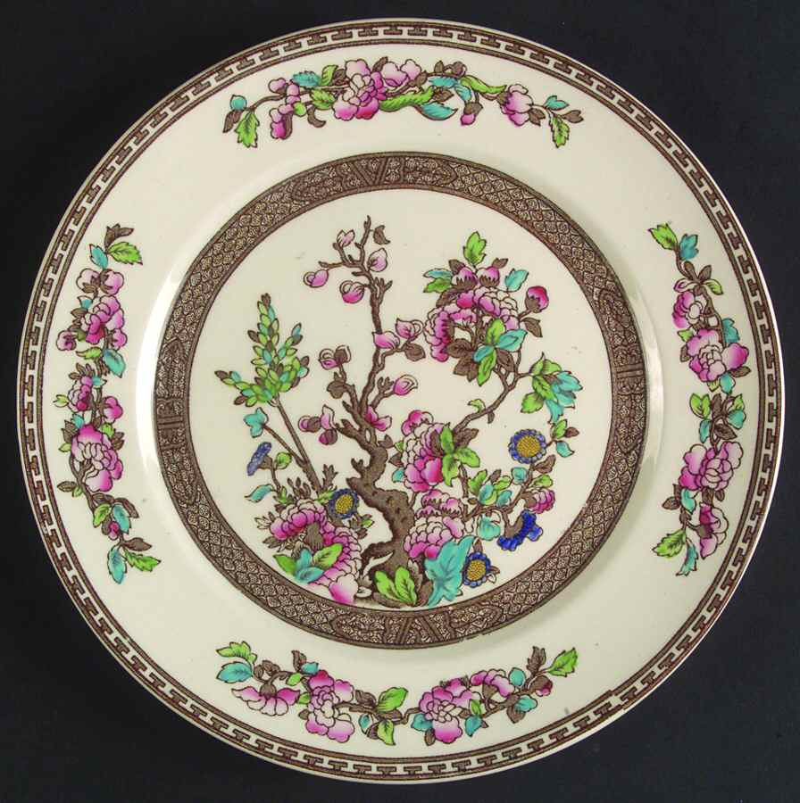 Ye Olde Indian Tree Salad Plate by Bridgwood & Son-1