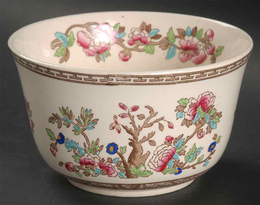 Ye Olde Indian Tree Cranberry Bowl by Bridgwood & Son-1
