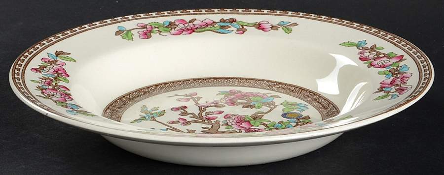 Ye Olde Indian Tree Rim Soup Bowl by Bridgwood & Son-1