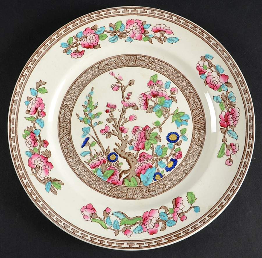 Ye Olde Indian Tree Luncheon Plate by Bridgwood & Son-1