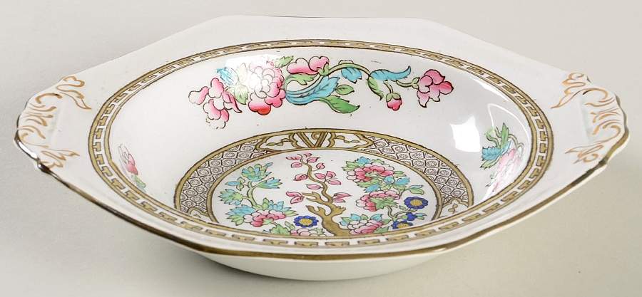 Ye Olde Indian Tree Lugged Cereal Bowl by Bridgwood & Son-1